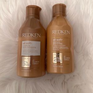 Redken all soft shampoo and conditioner